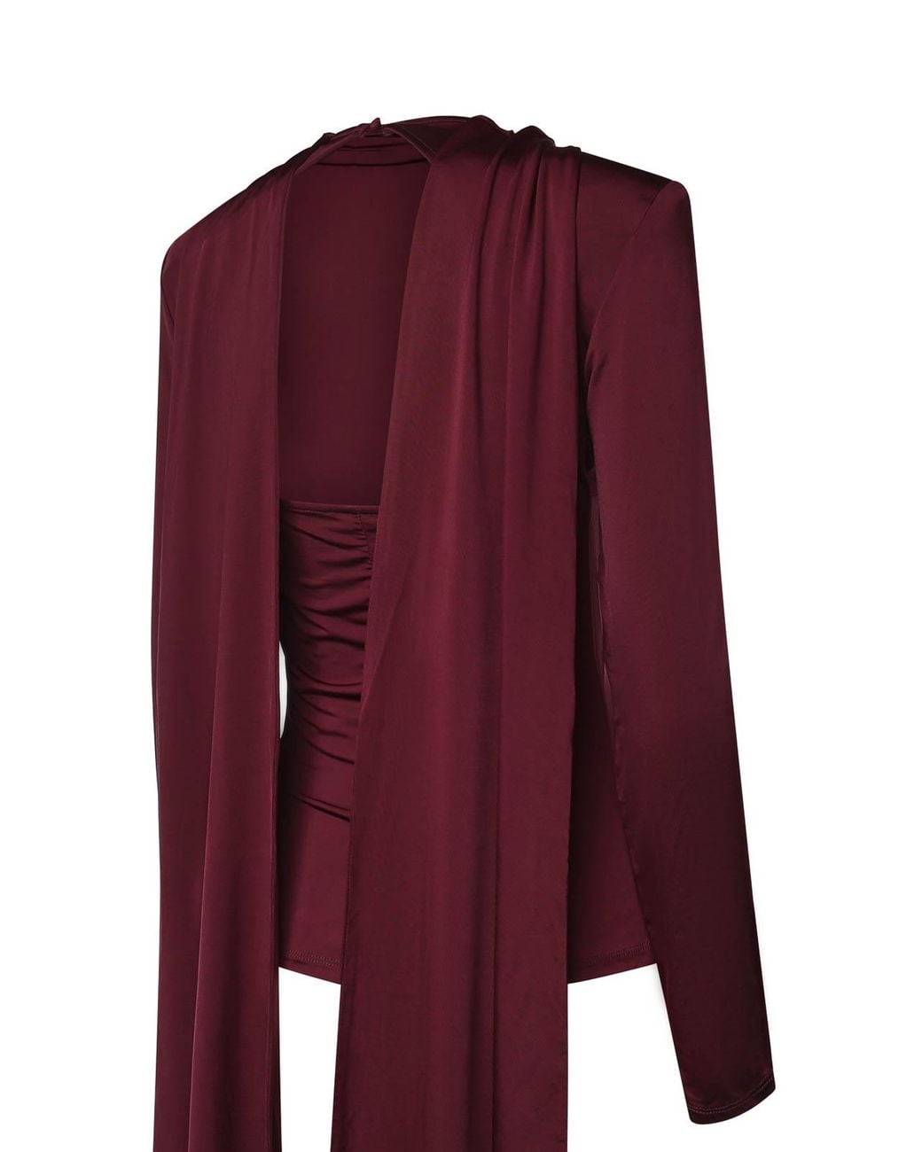 ROTATE BIRGER CHRISTENSEN Purple Long-Sleeved Viscose Top