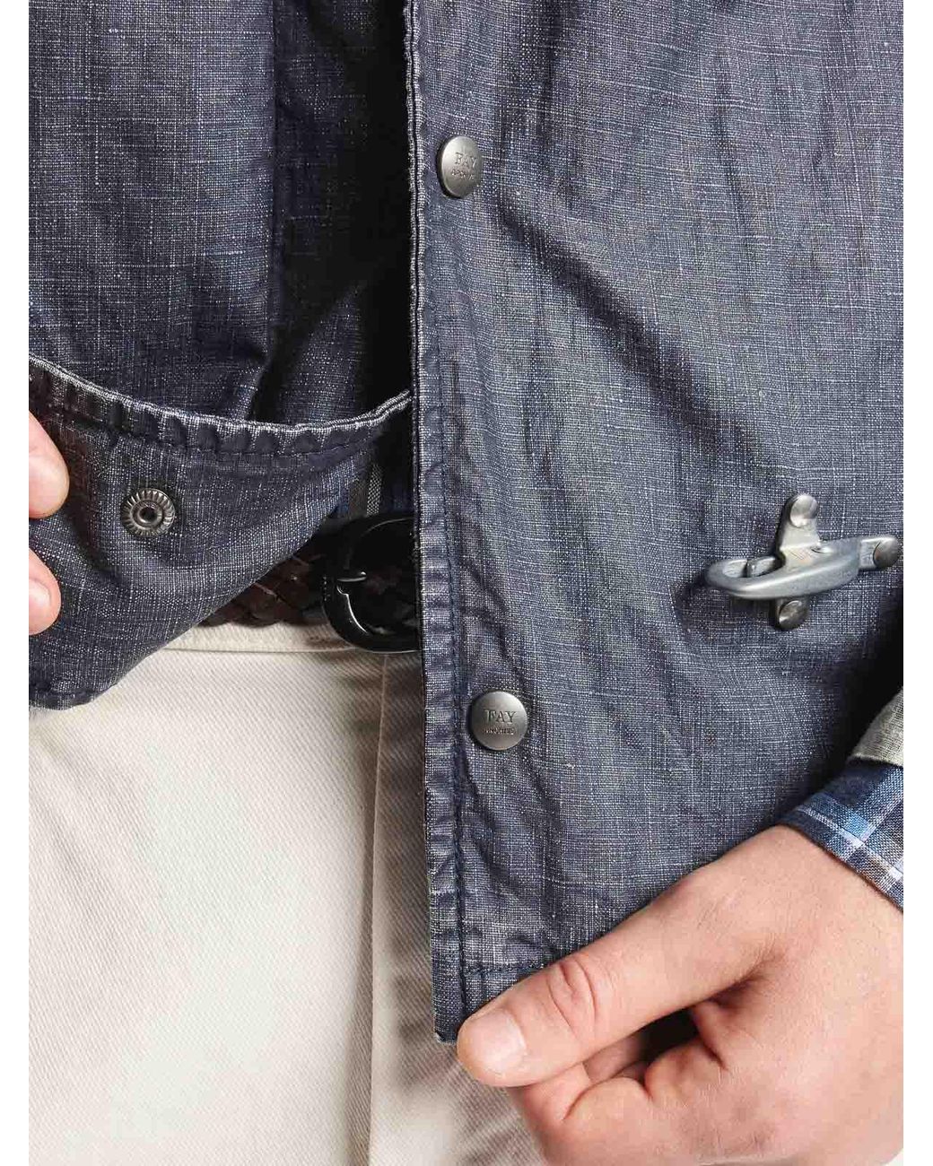 Fay Blue Jacket for men