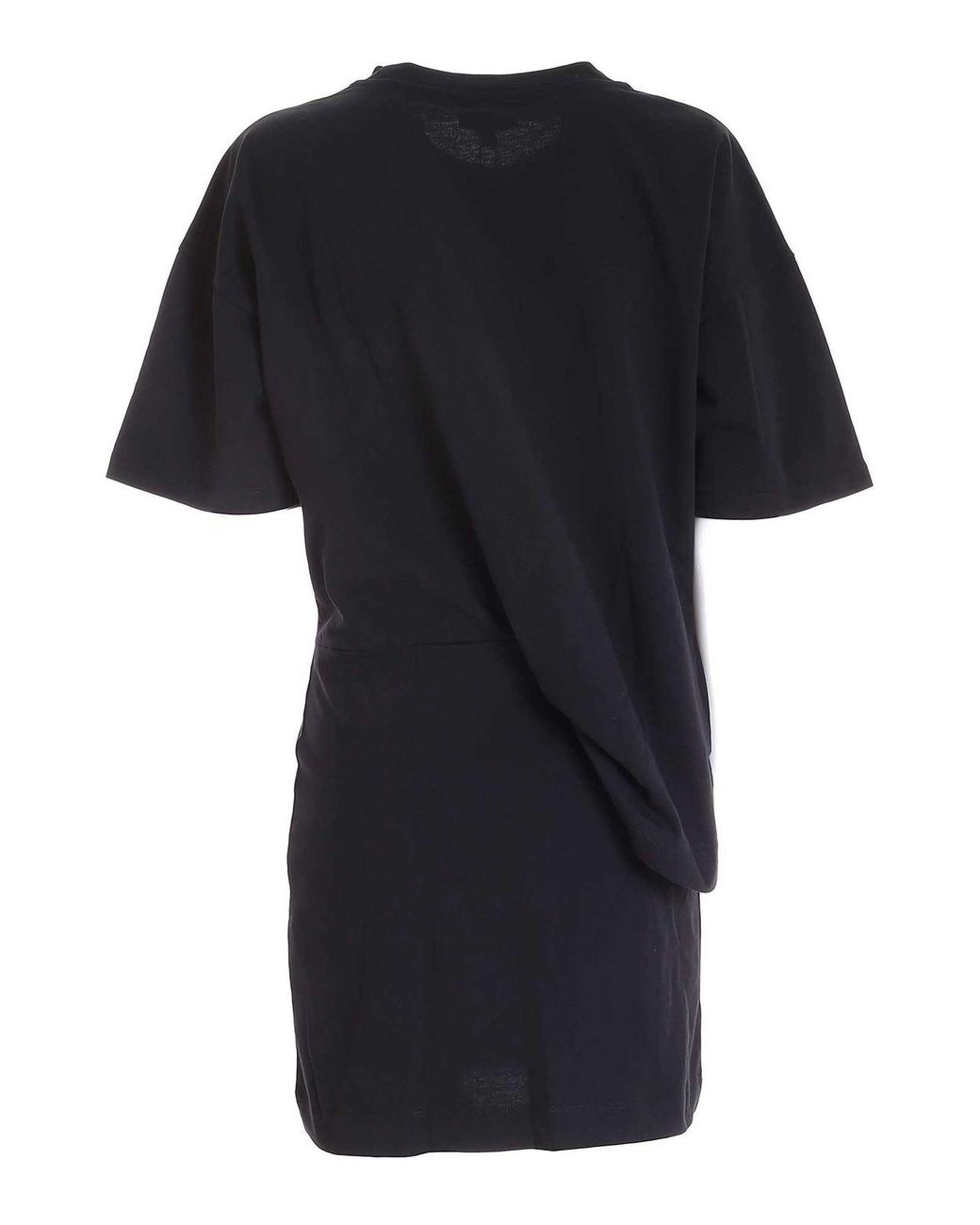 KENZO Black Logo Printed Mini Dress