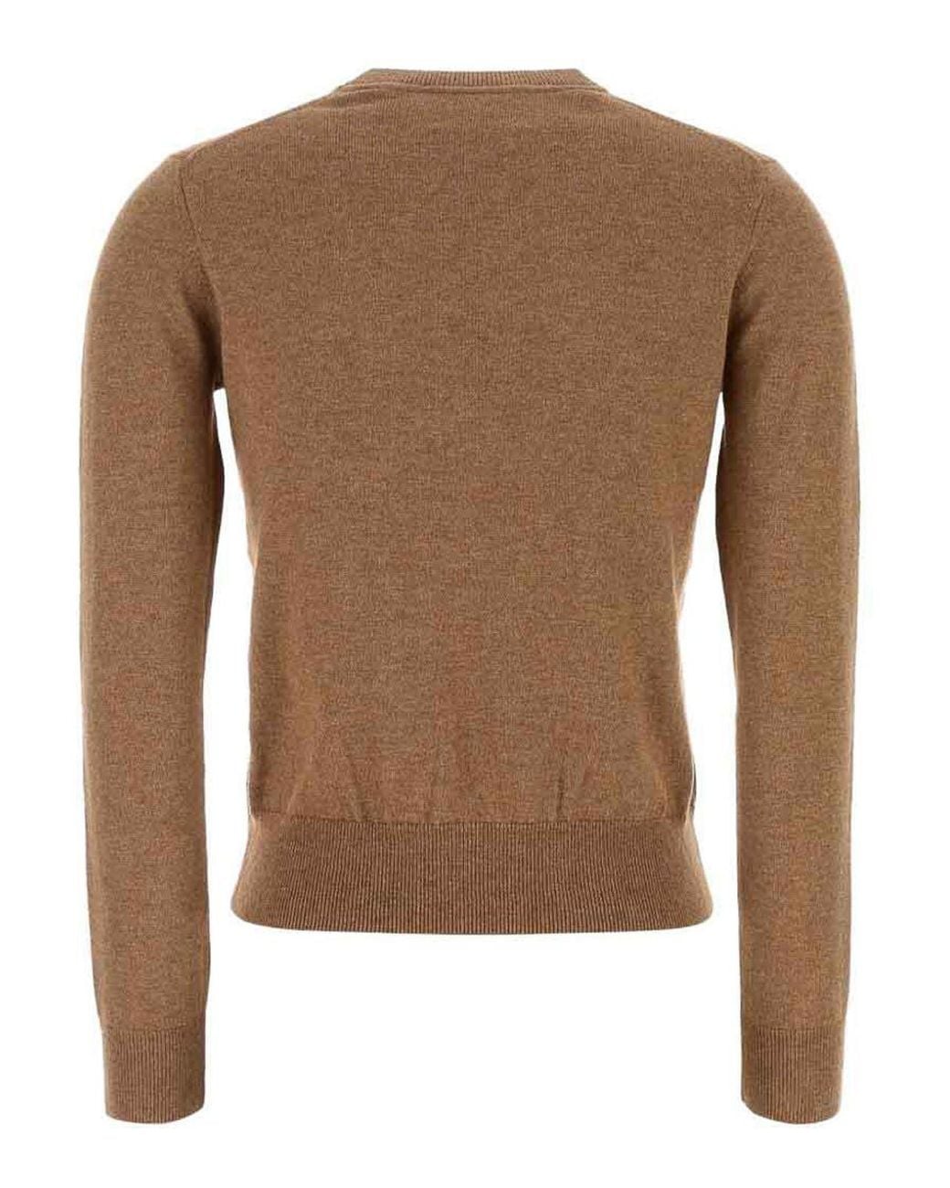 Isabel Marant Brown Lanta Logo-Detail Pullover