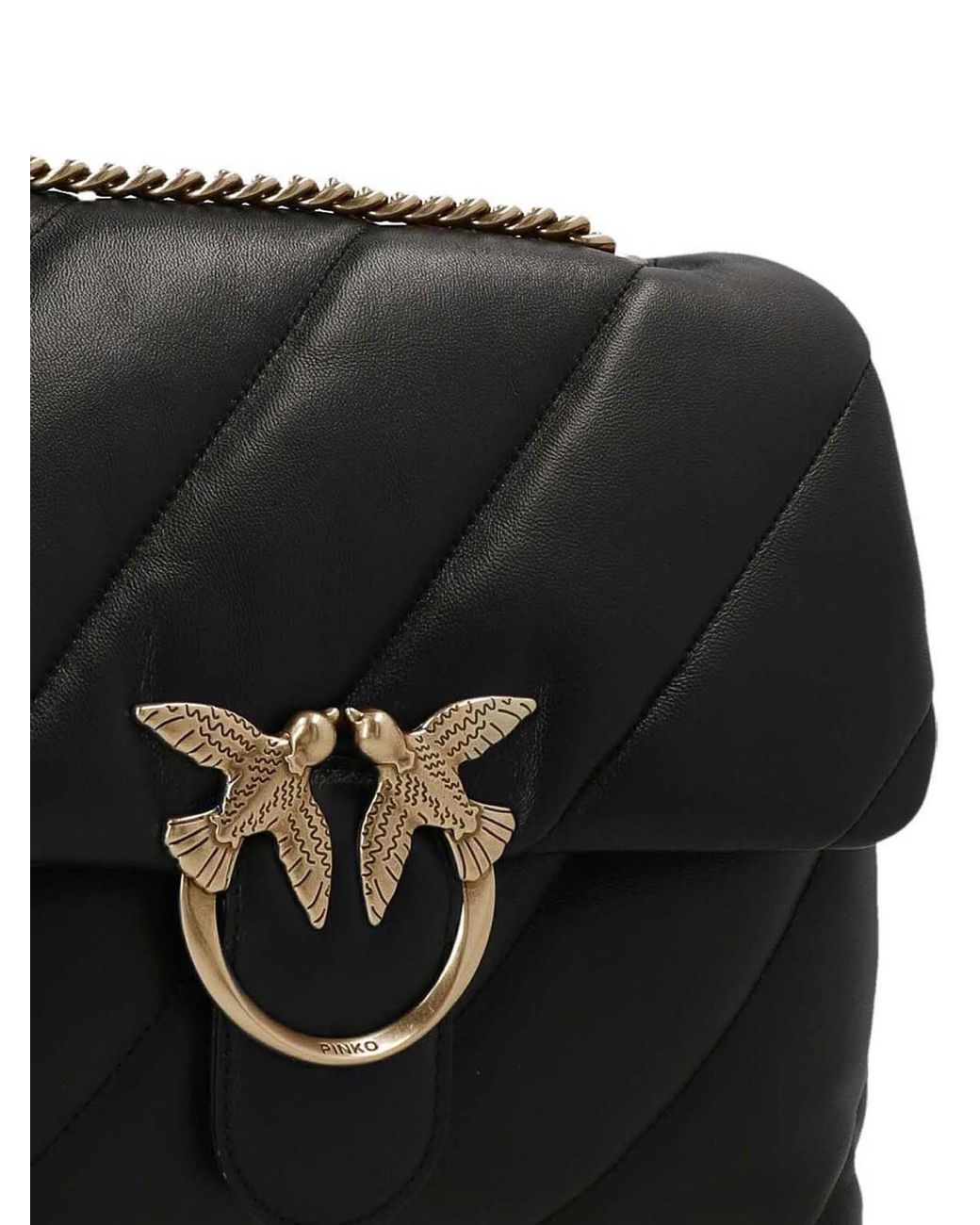 Pinko Black Love Big Puff Classic Bag