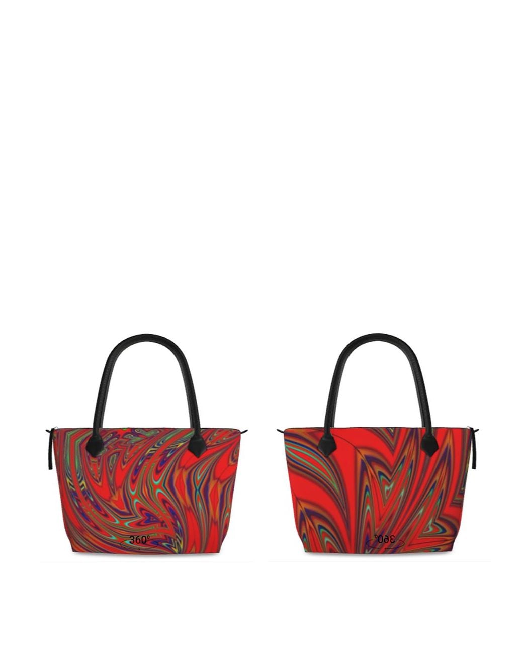 MARIA ENRICA NARDI Red Afrodite Tote Bag