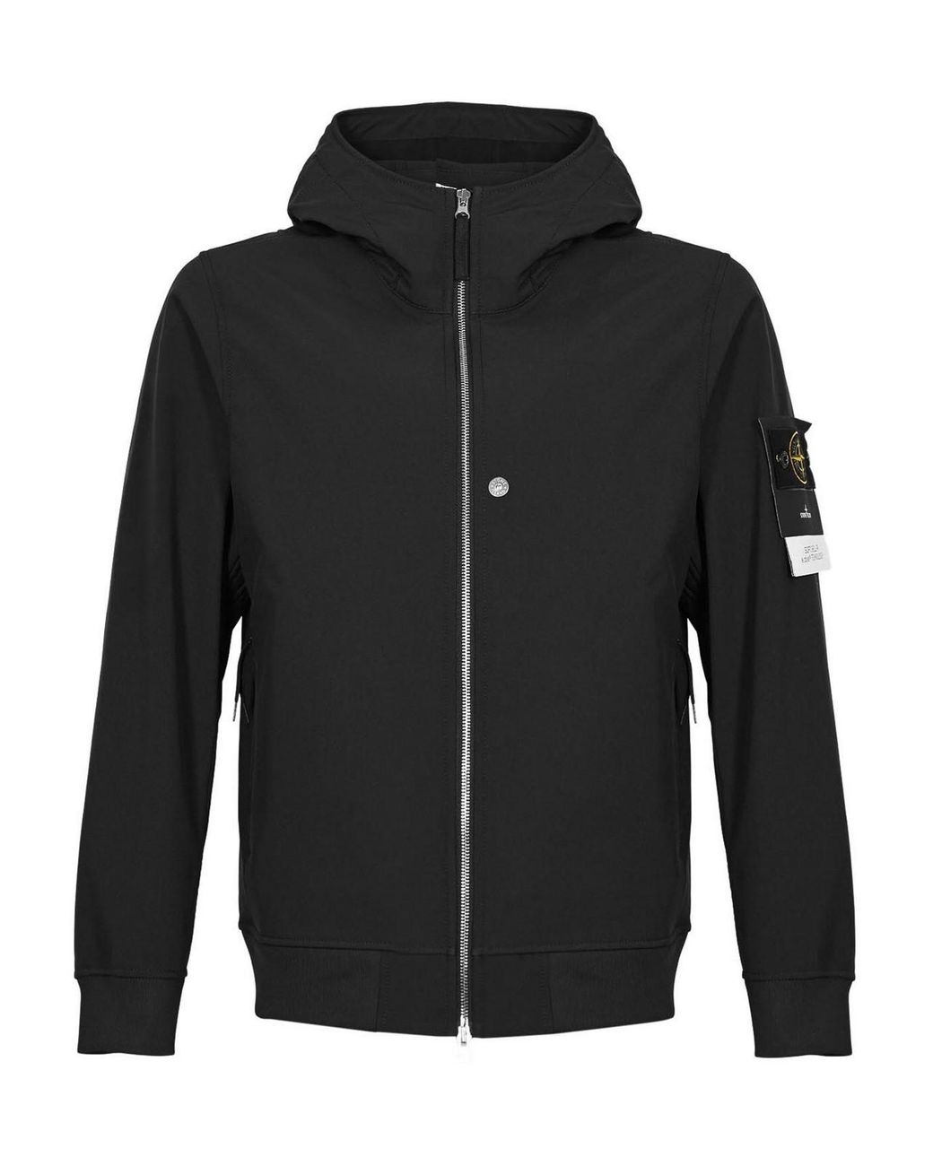 Stone Island Soft Shell-R Jacket in Black for Men | Lyst