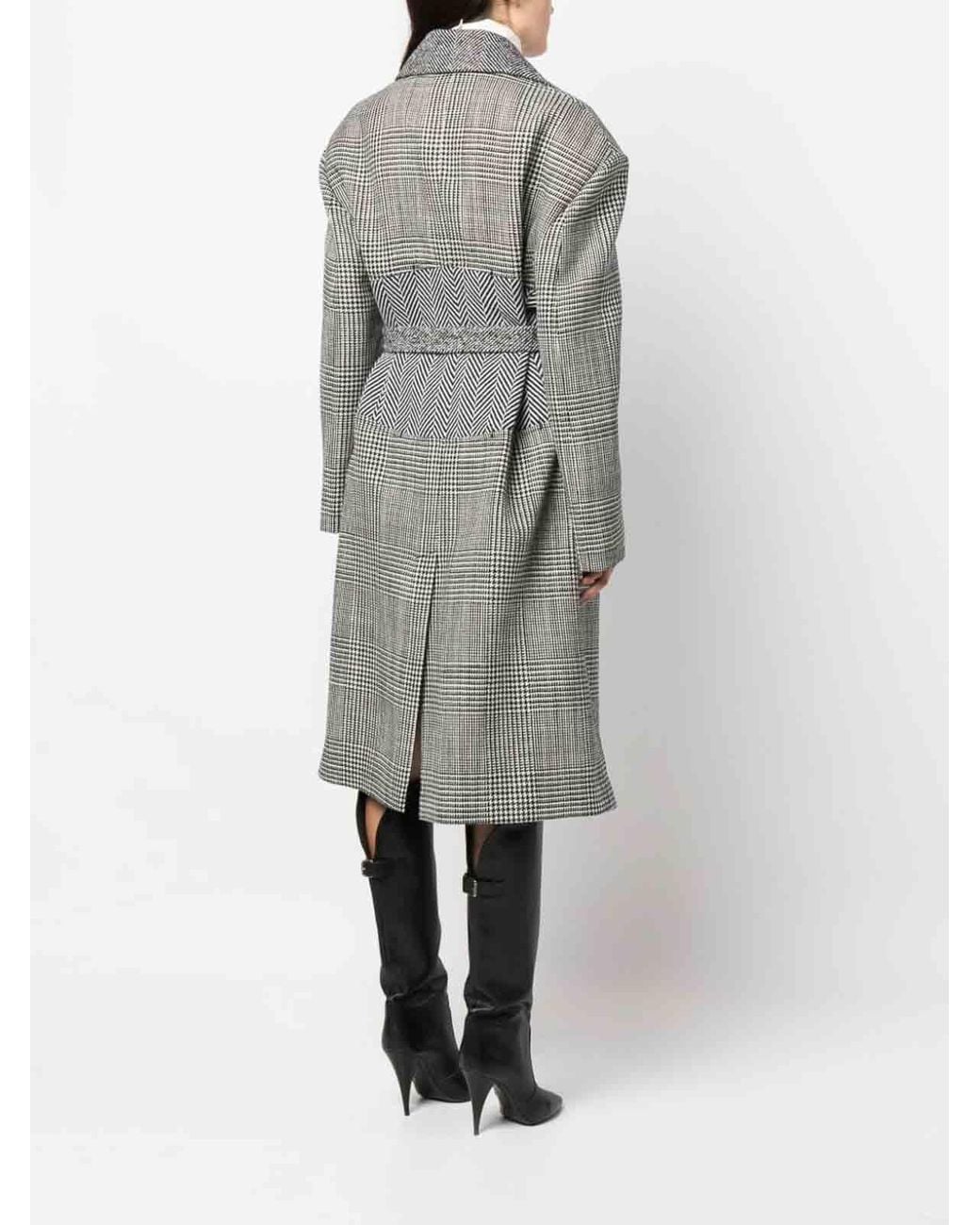 Tom Ford Gray Houndstooth Coat