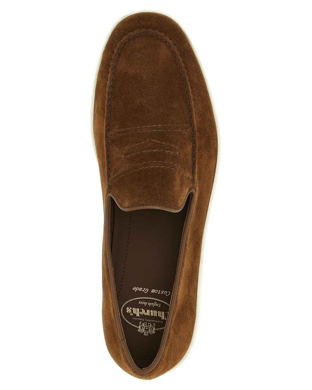 Church's Brown Suede Loafers for men