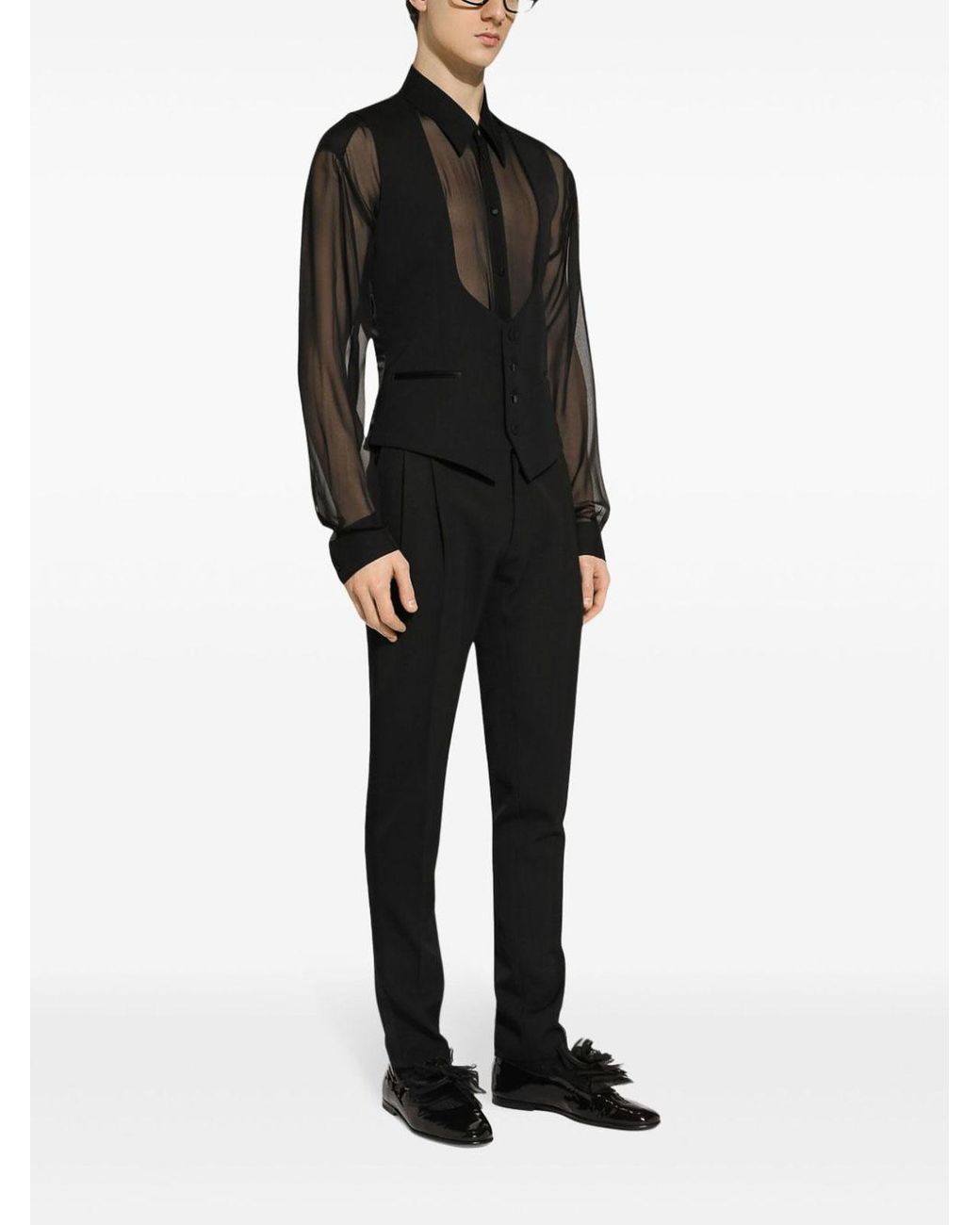 Dolce & Gabbana Black Casual Pants for men