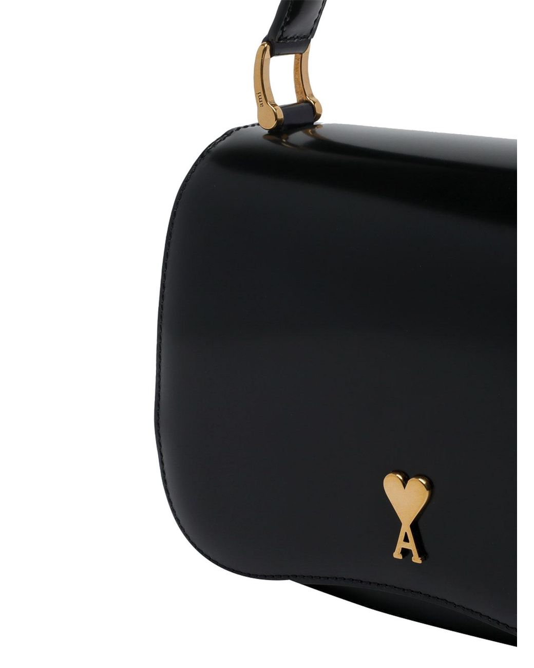 AMI Black Paris Paris Handbag