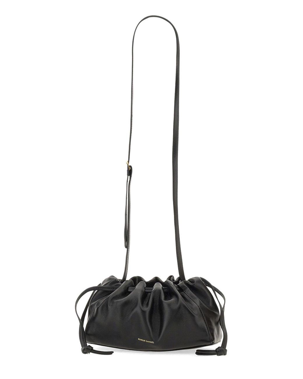 Mansur Gavriel Black Mini Bloom Bag