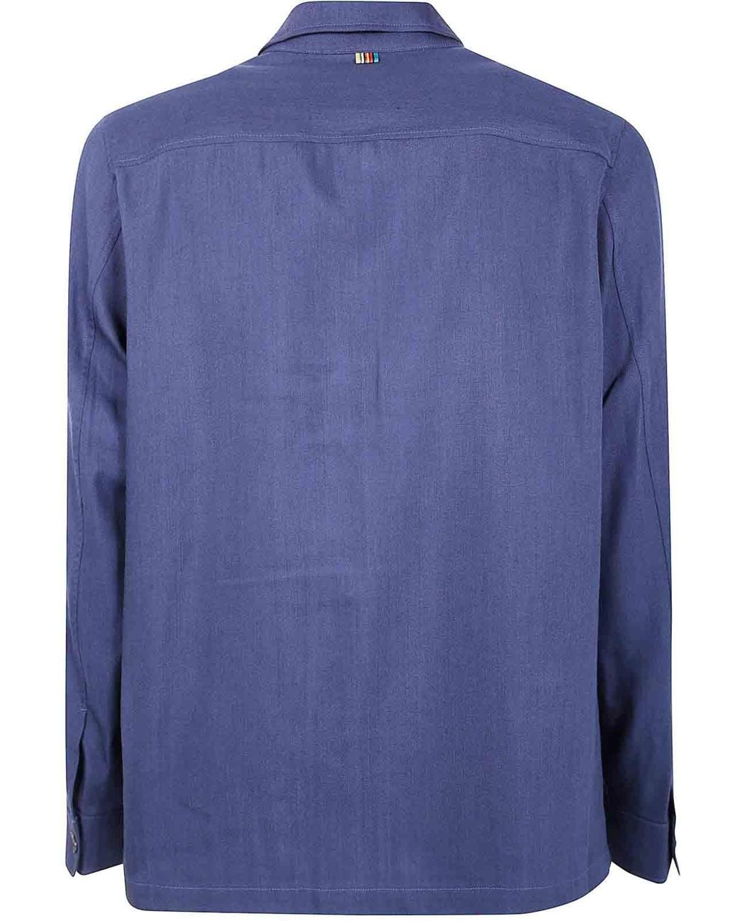 Paul Smith Blue Shirt Jacket for men