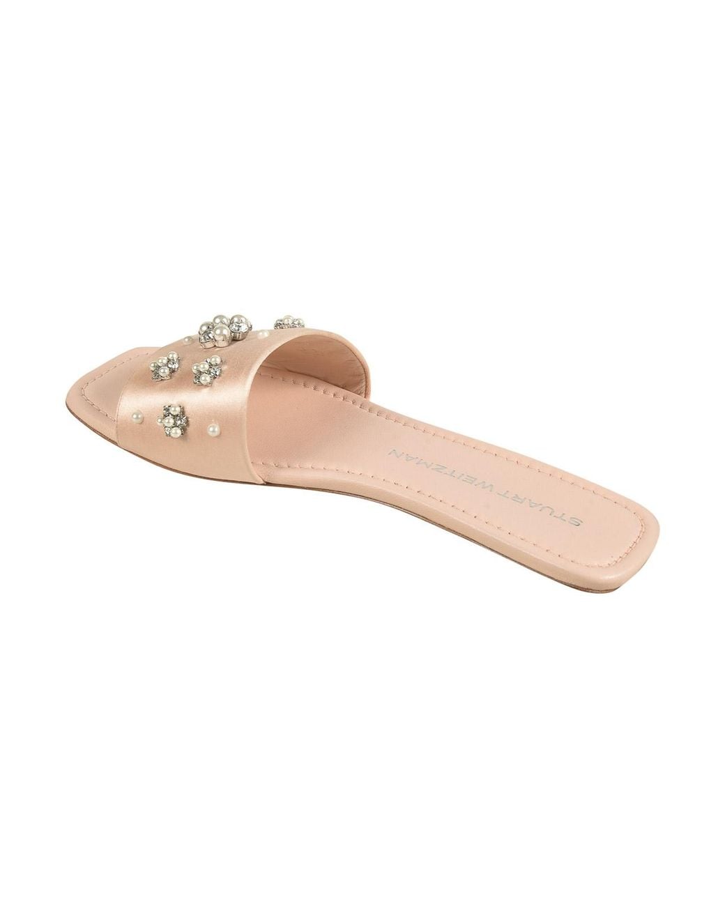 Stuart Weitzman Pink Flat Sandals