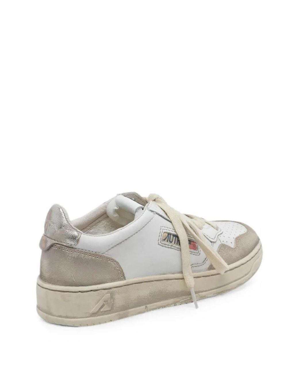 Autry Gray Super Vintage Low Sneakers