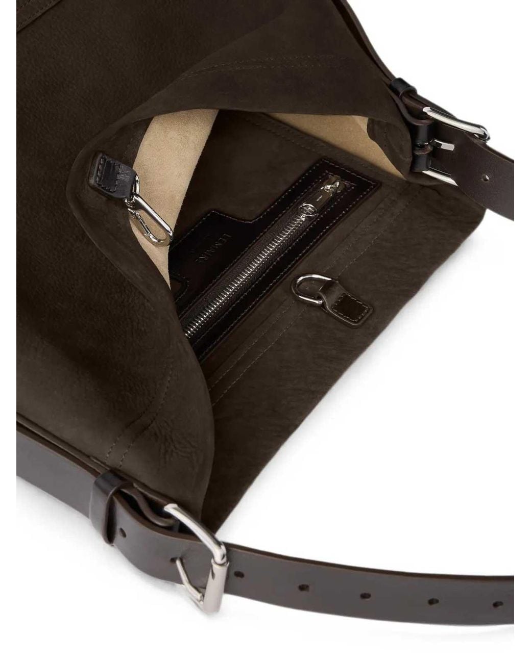 Lemaire White Bag Small Belted Tote