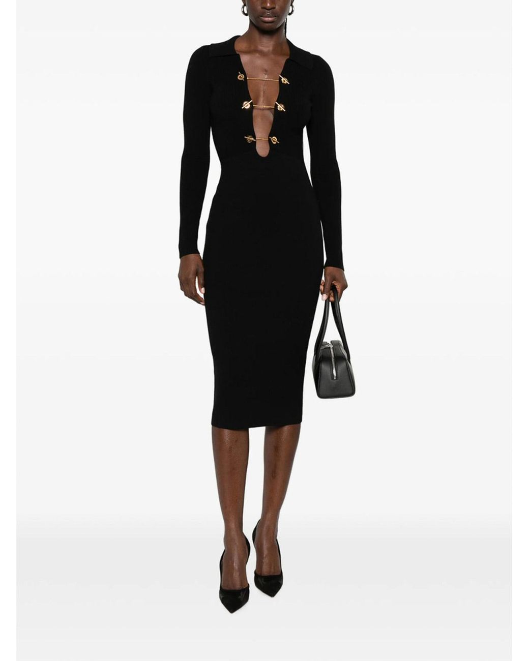Elisabetta Franchi Black Dress