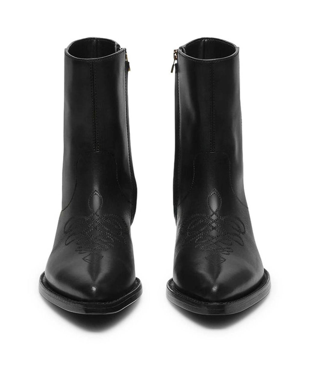 Amiri Black Ryder Leather Boot for men