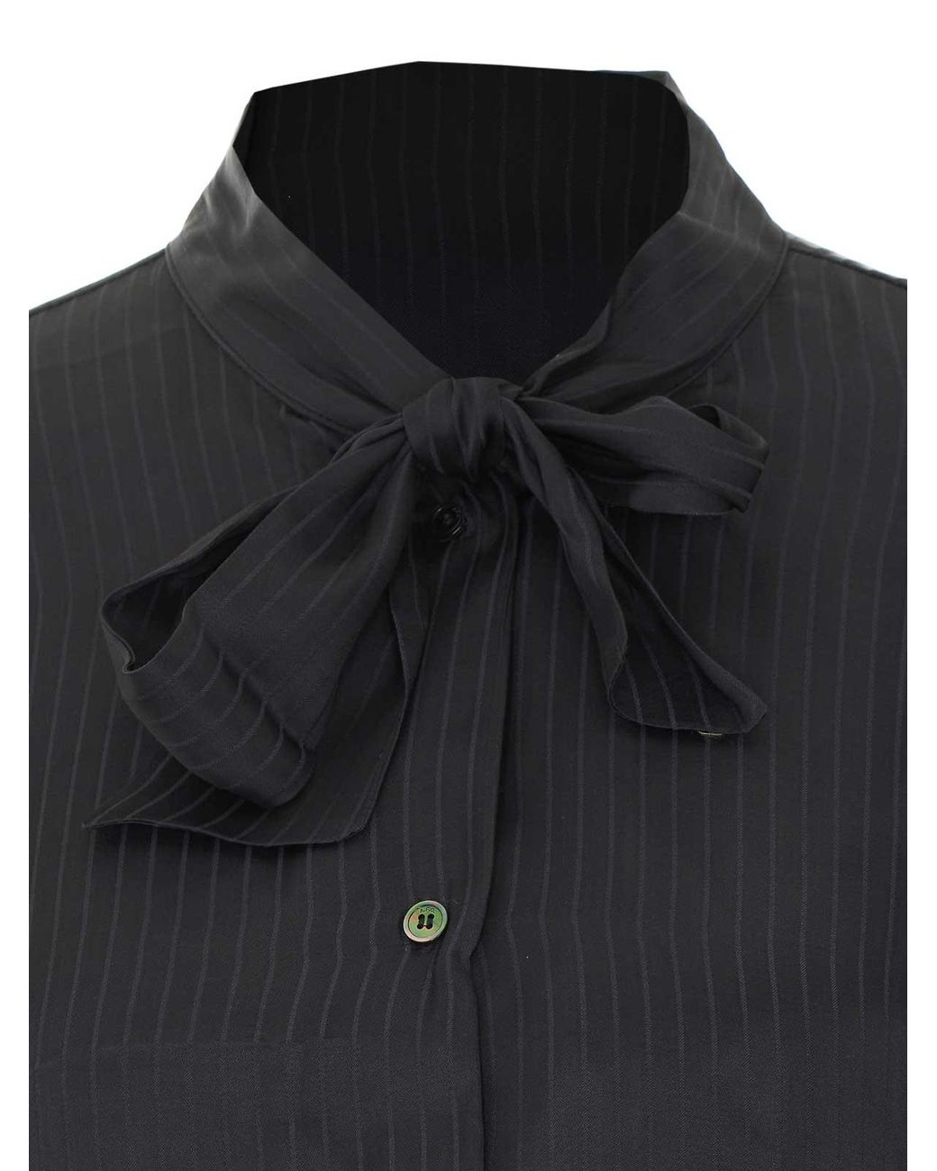 A.P.C. Blue Marguerite Striped Blouse
