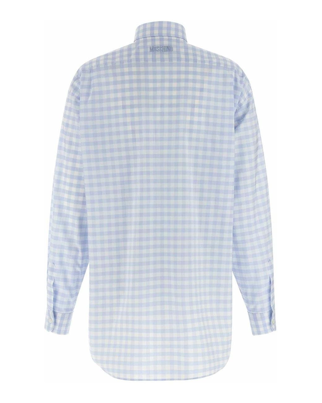 Moschino Blue Vichy Shirt