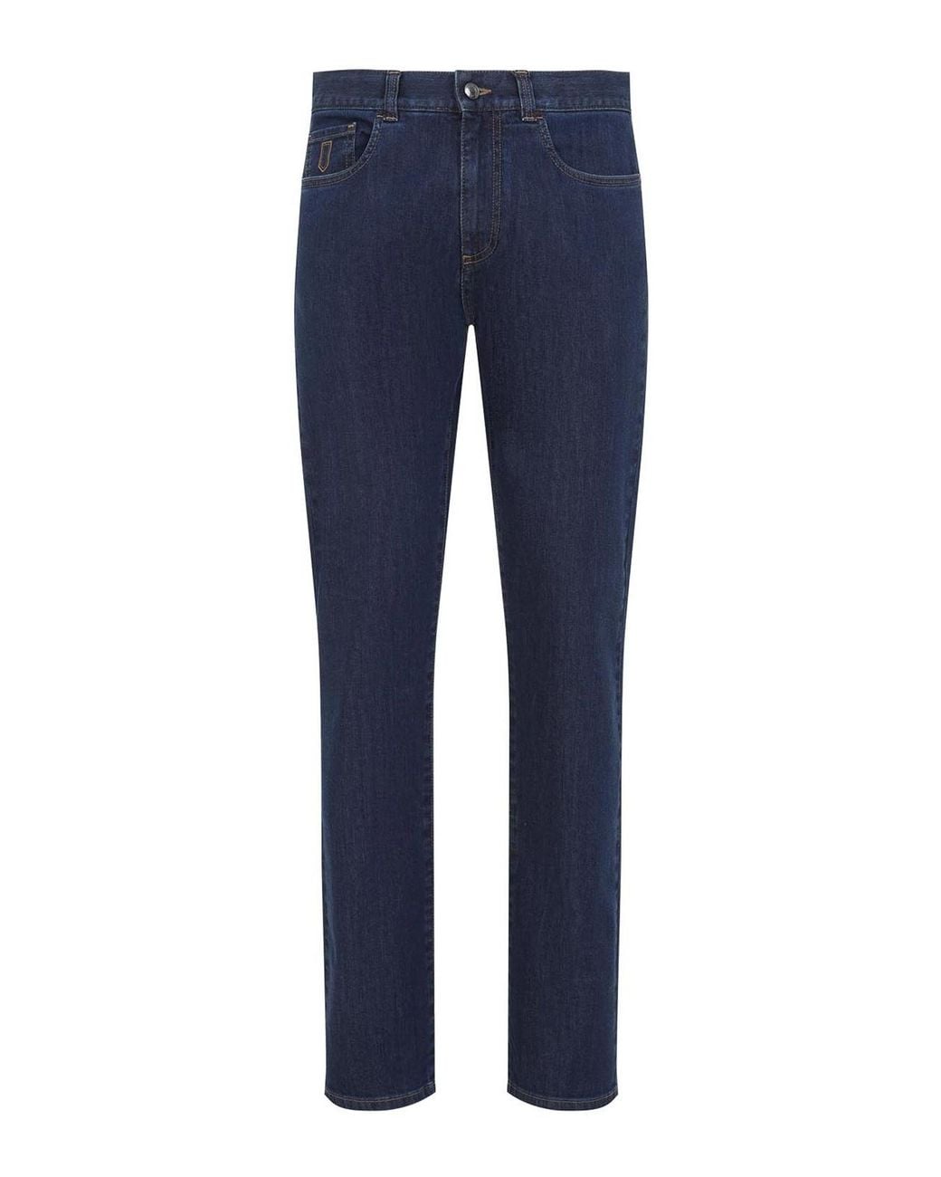 Canali Blue 5 Pocket Denim Jeans for men