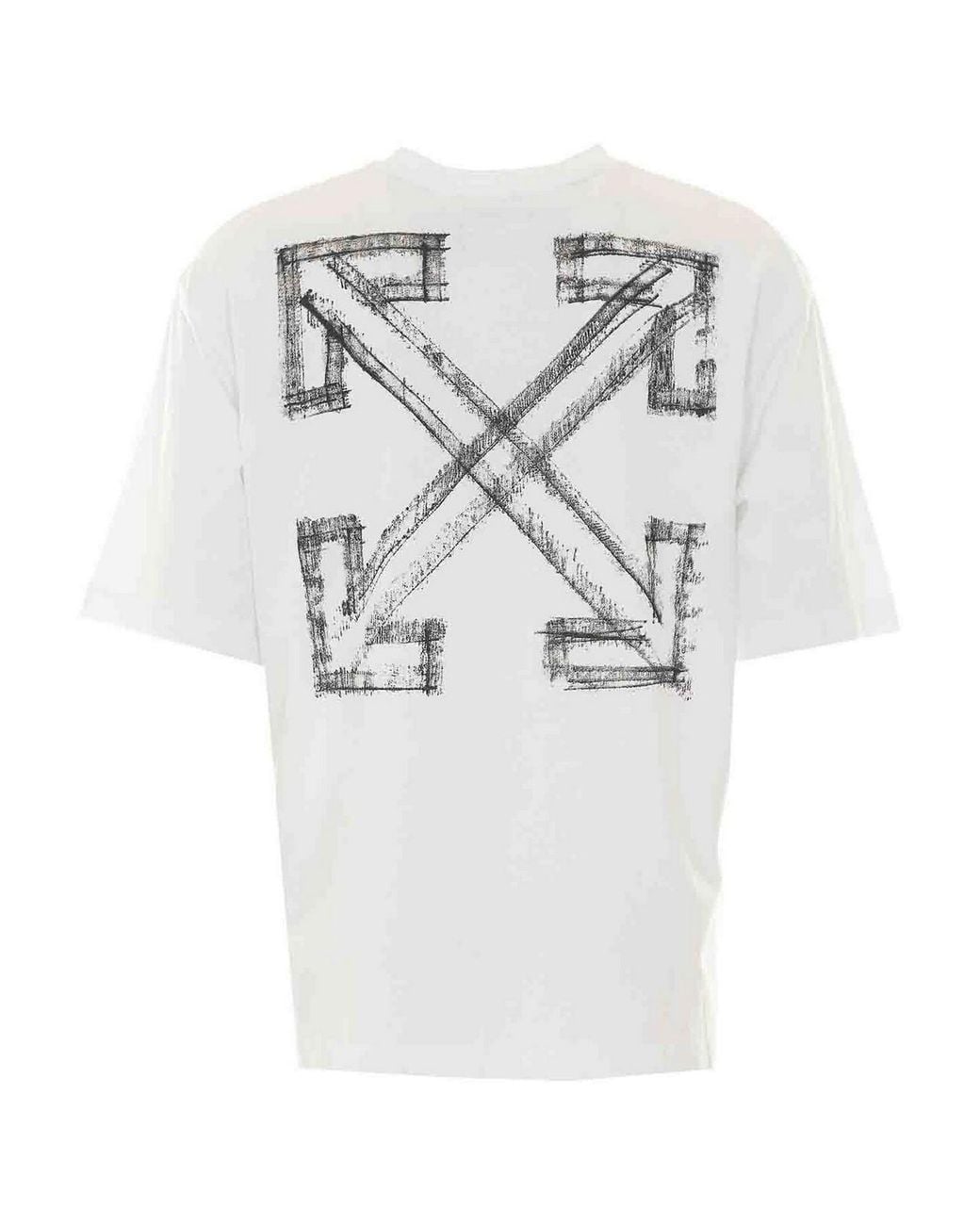 Off-White c/o Virgil Abloh White Motion Arrow Skate T-Shirt for men