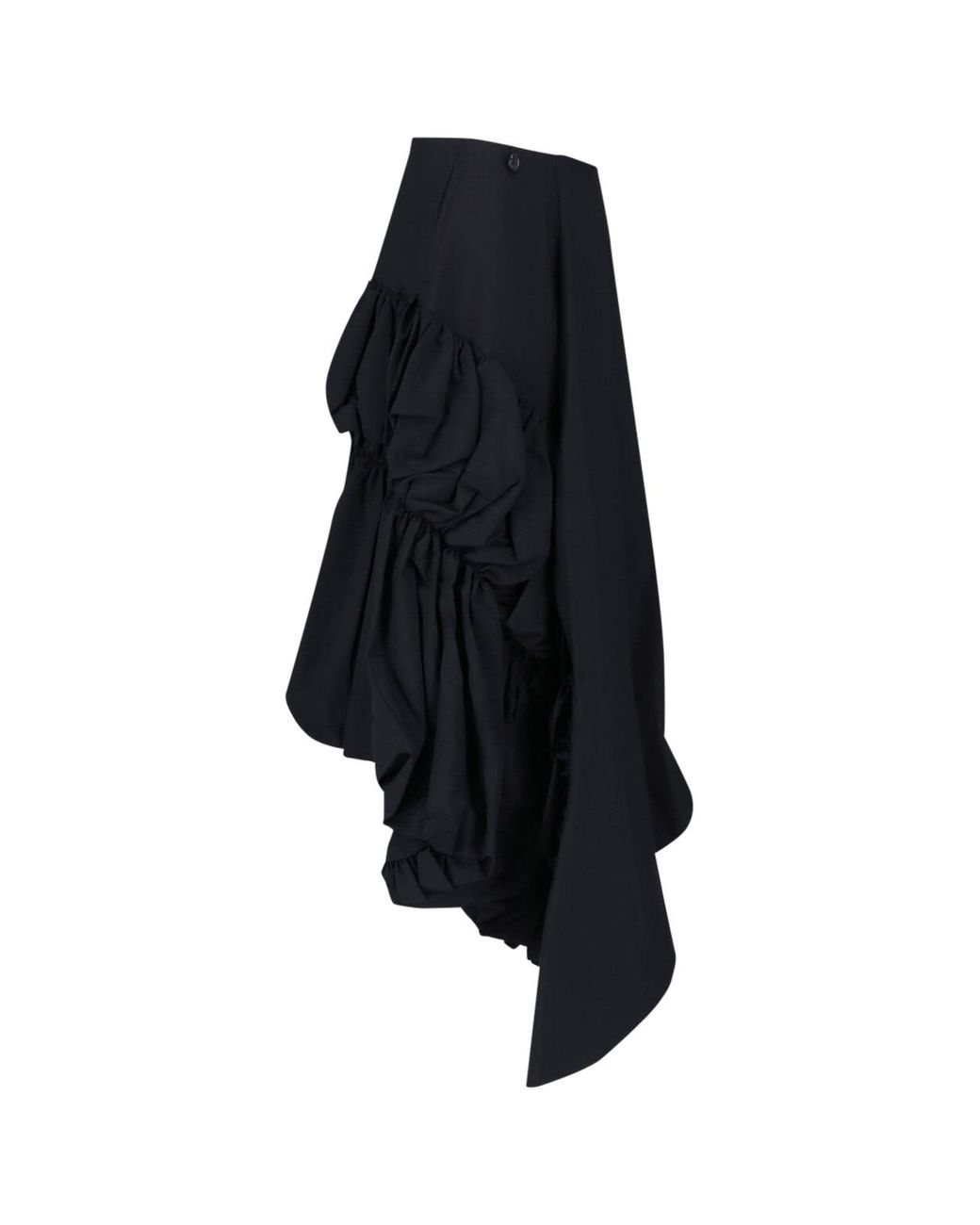 Comme des Garçons Blue Asymmetric Midi Skirt
