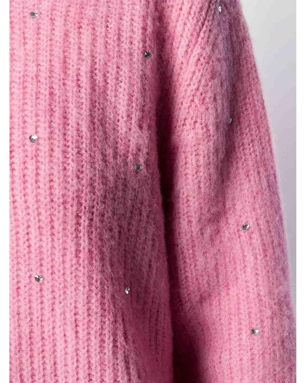 M..G.M. Suéter Cuello Redondo MSGM de color Pink