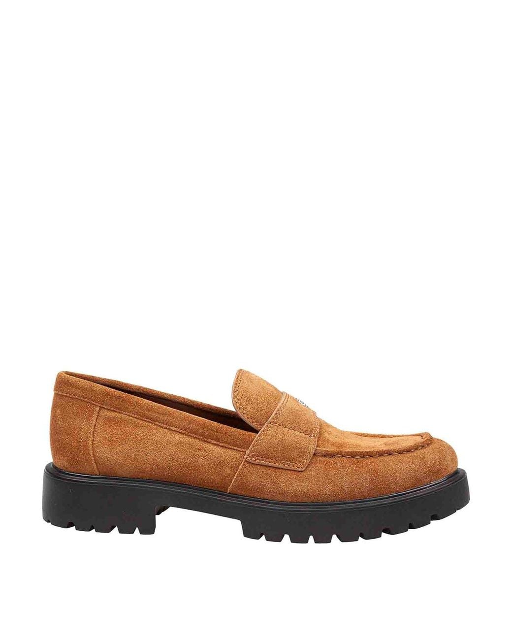 Tory Burch Brown Tobacco Suede Moccasin