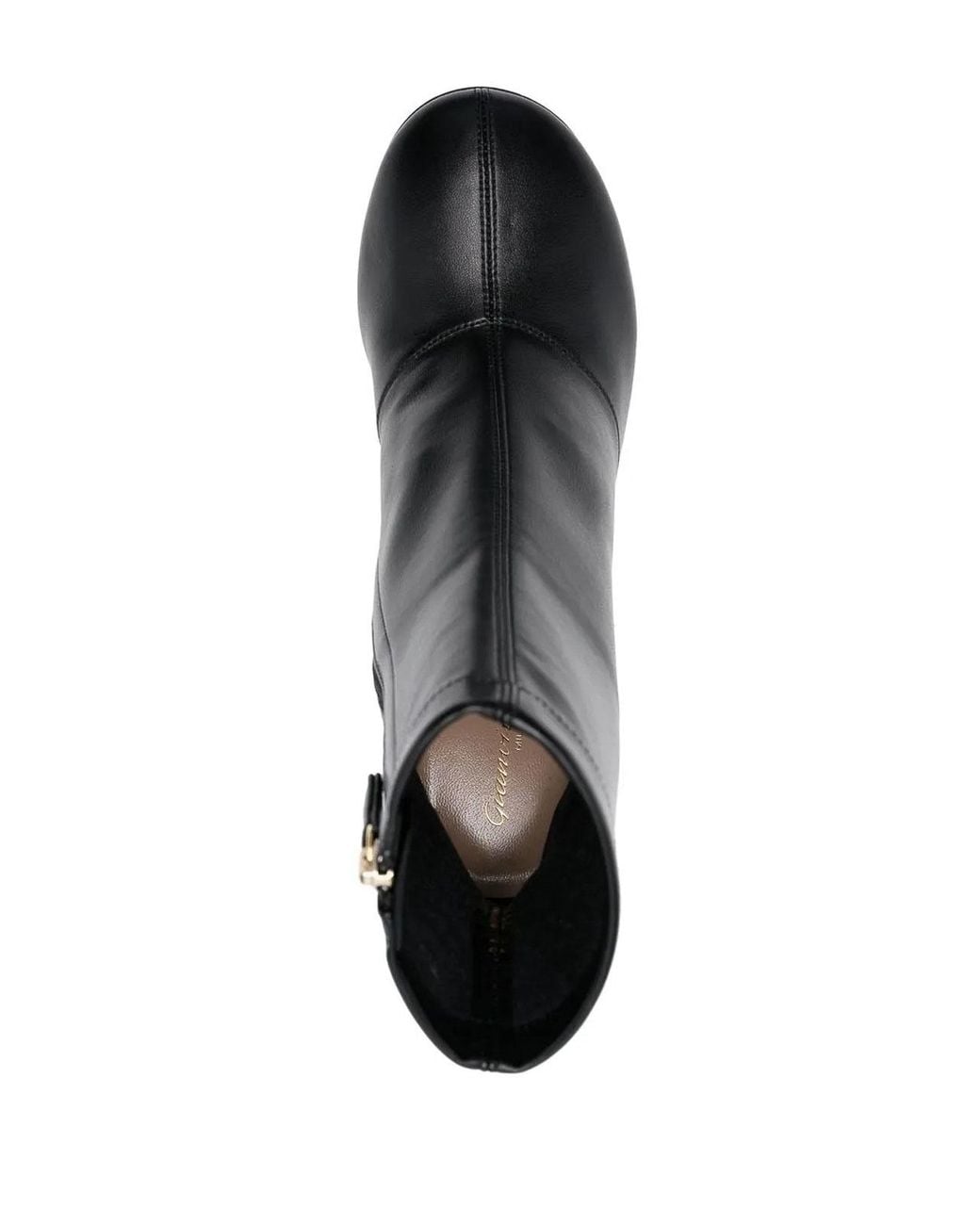 Gianvito Rossi Black Larue 95Mm Leather Ankle Boots