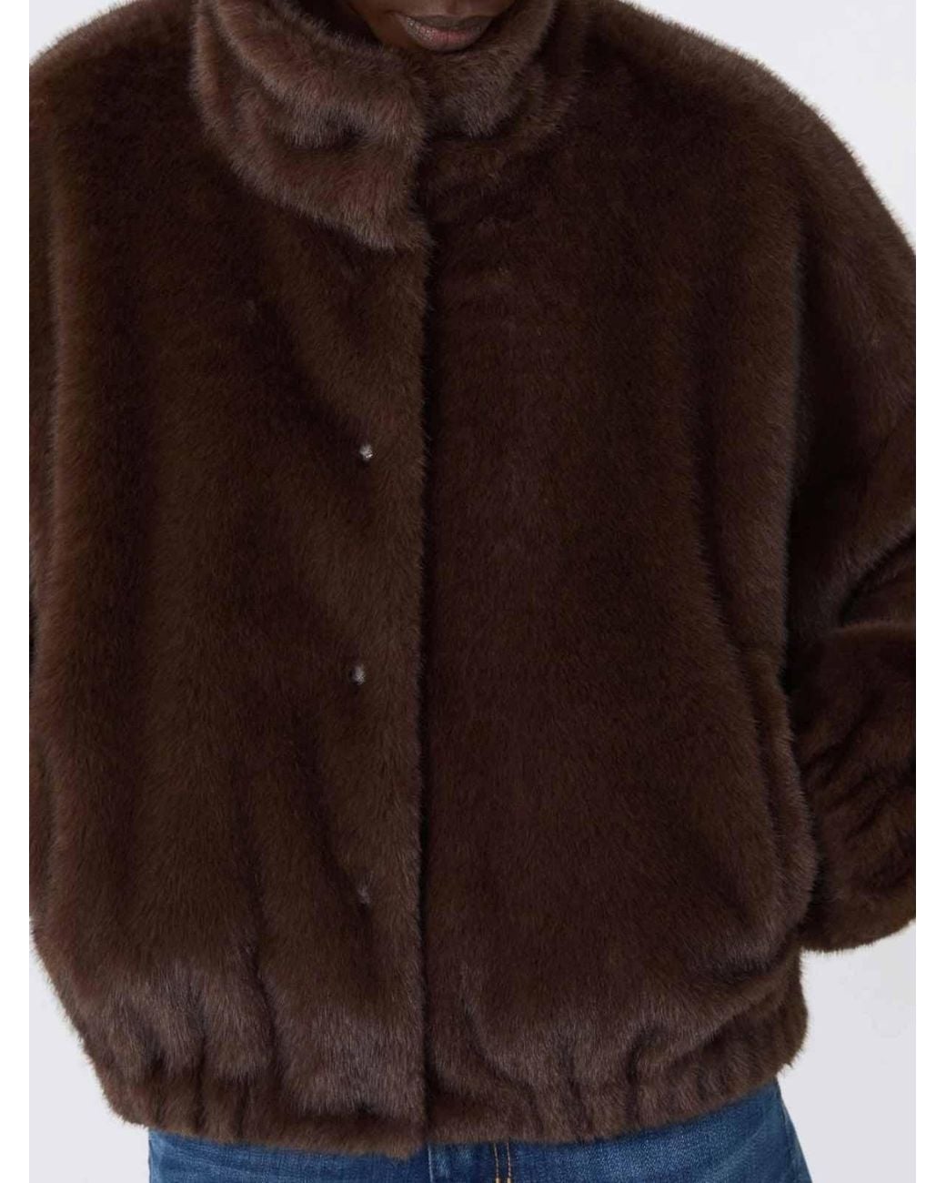 Weekend by Maxmara Brown Anemone Mink Jacket