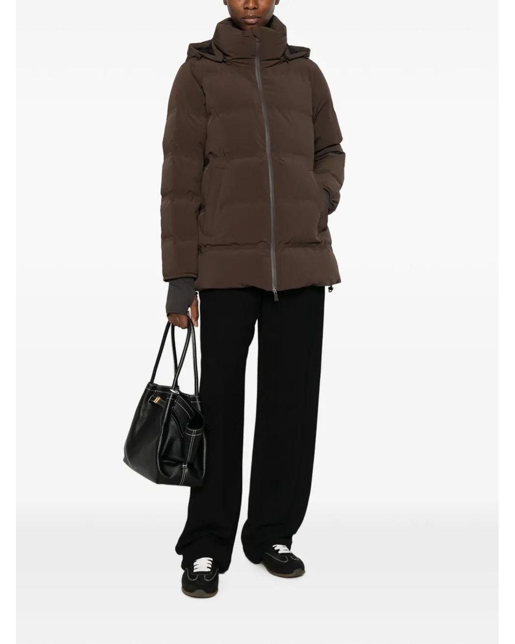 Herno Green Hooded Puff Coat