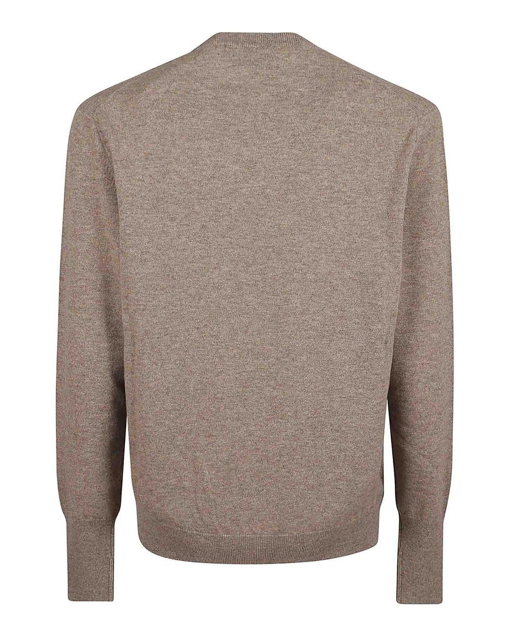 Ballantyne Brown Round Neck Pullover for men