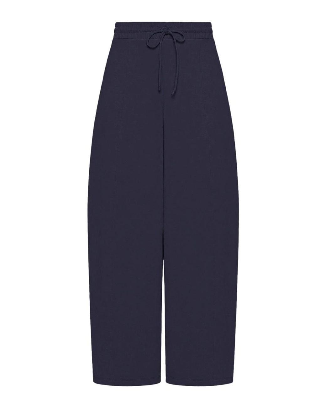 Max Mara Blue Barrel Leg Pants
