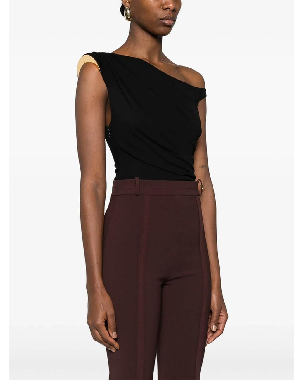 Elisabetta Franchi Black Bodysuit