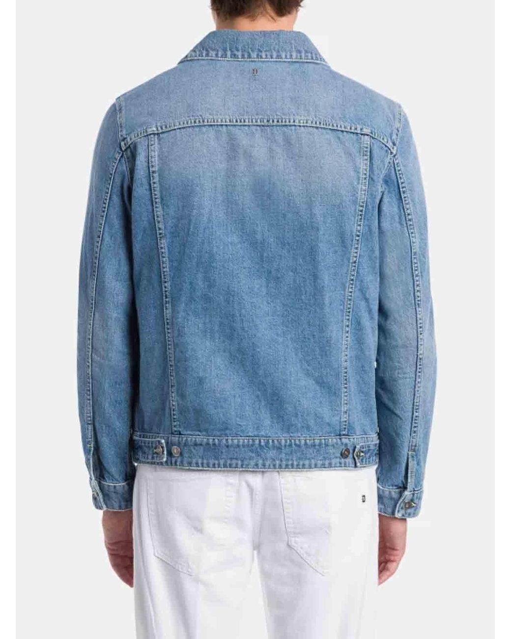 Dondup Blue Denim Jacket for men