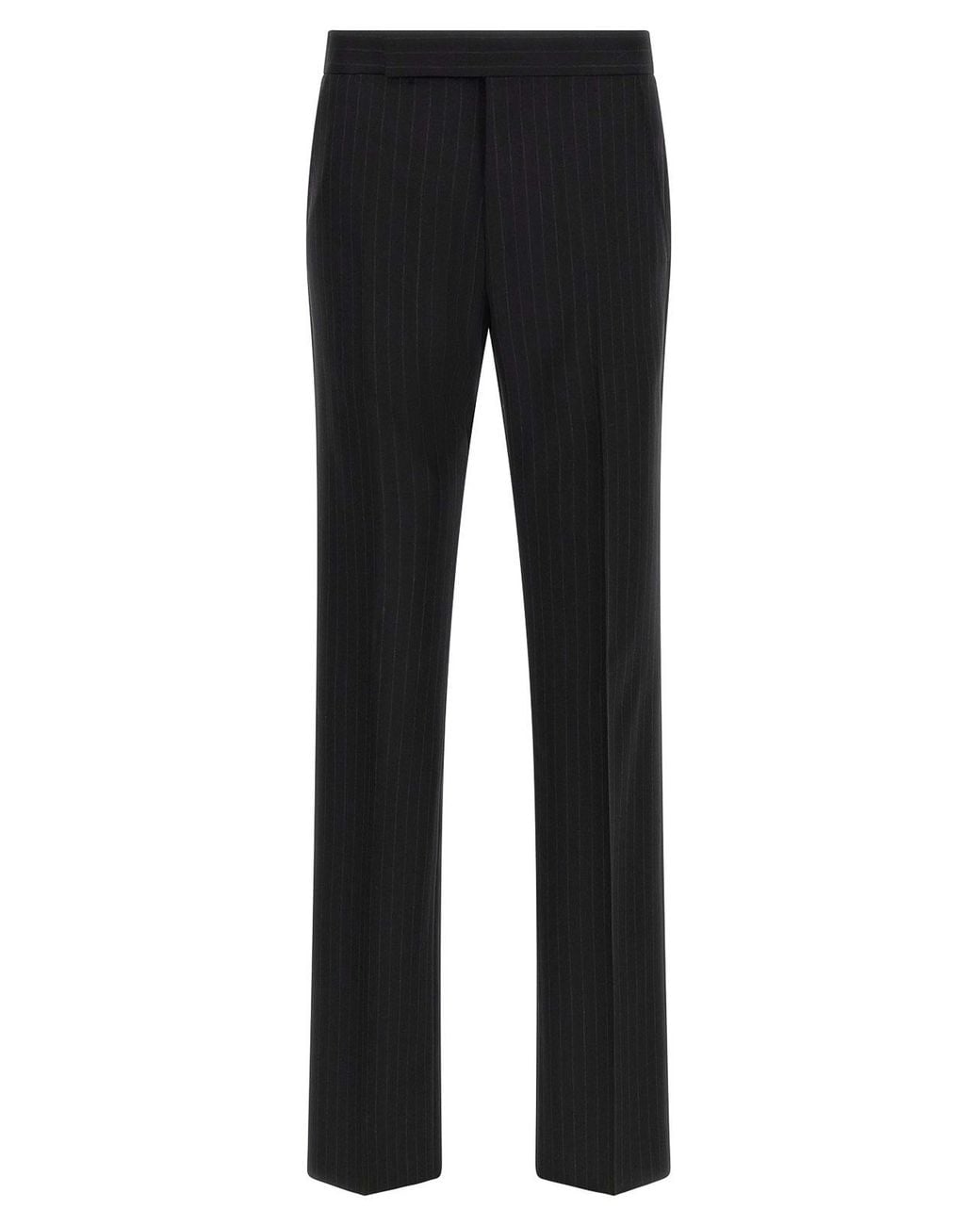 Tom Ford Black Pinstriped Double-Breasted Dress for men
