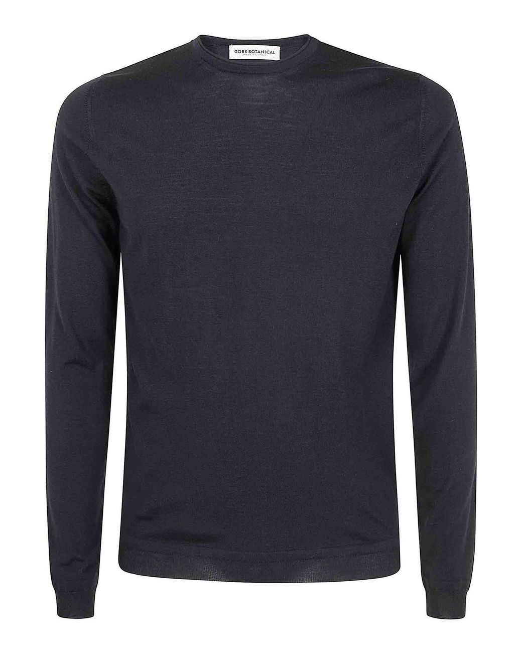 GOES BOTANICAL Blue Pullover Roundneck for men