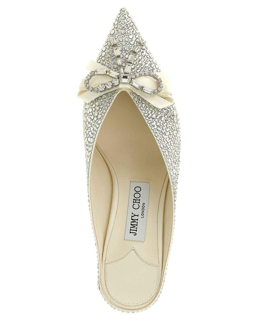Jimmy Choo Metallic Auria Sabots