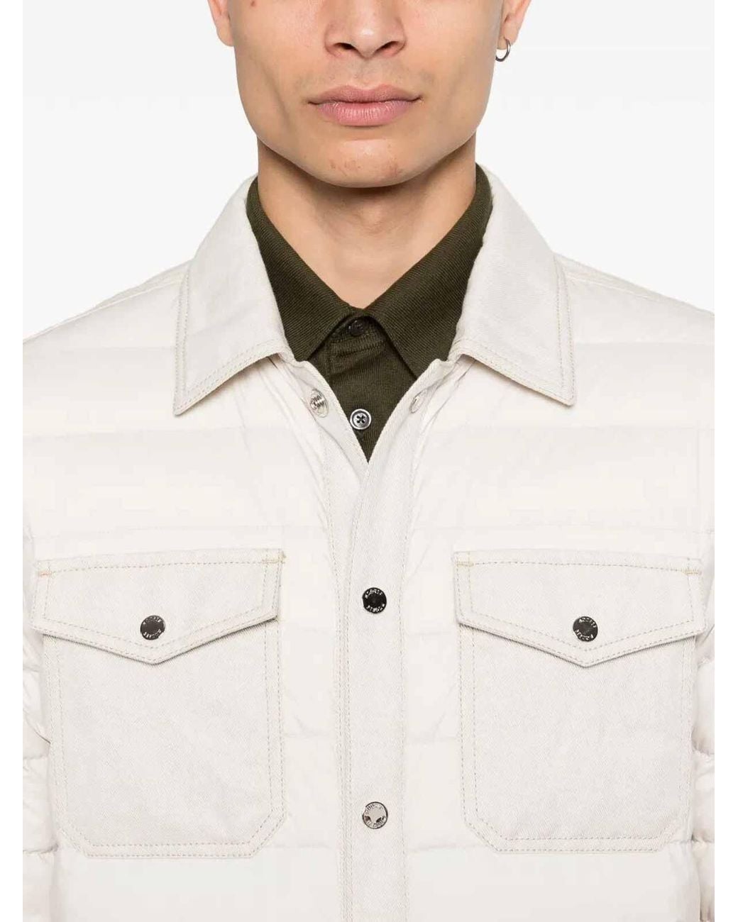 Moorer White 'Montini' Jacket for men