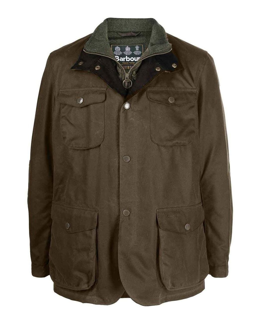 Barbour Green Classic Waxed Jacket for men