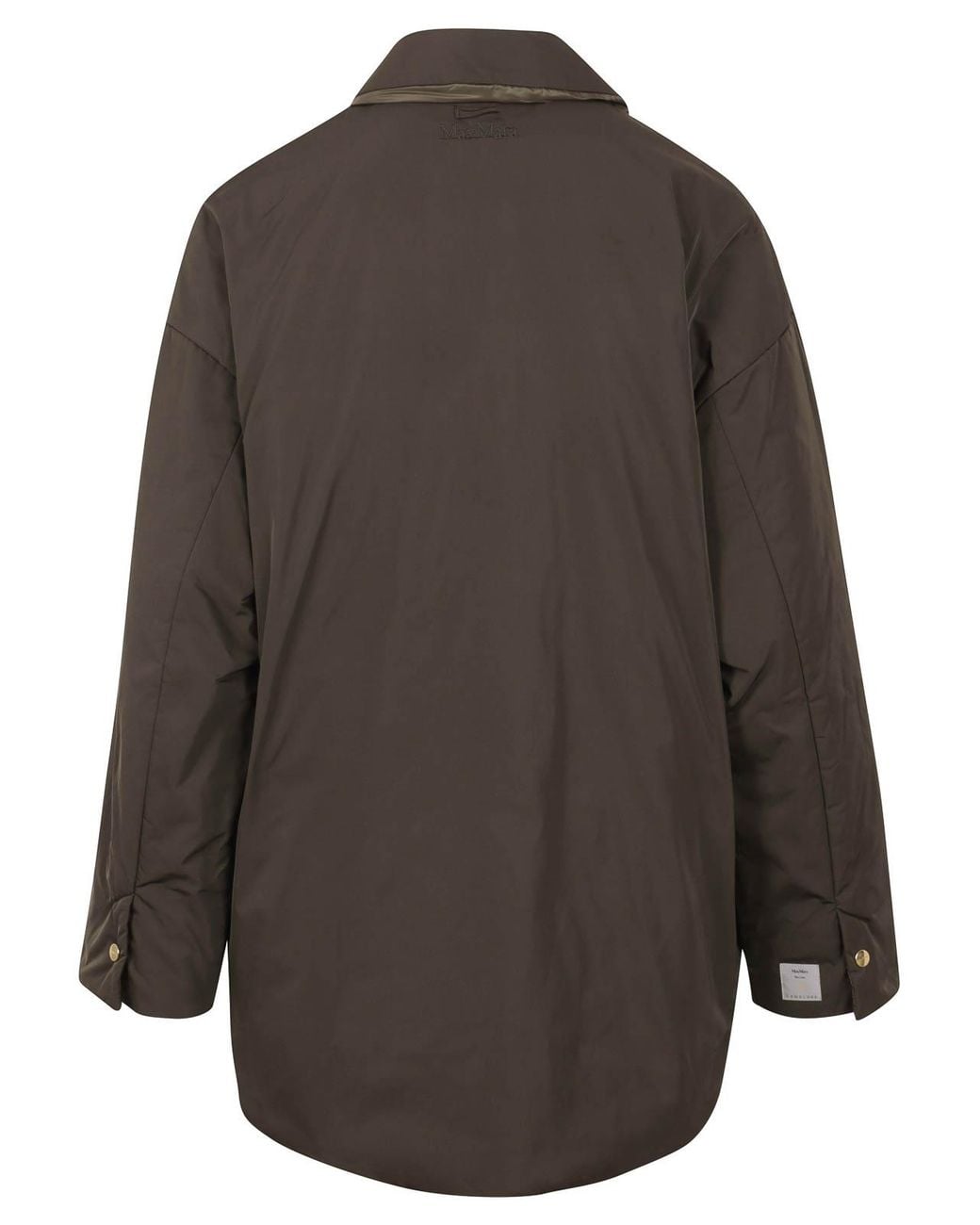 Max Mara Gray Reversible Rainproof Padded Jacket