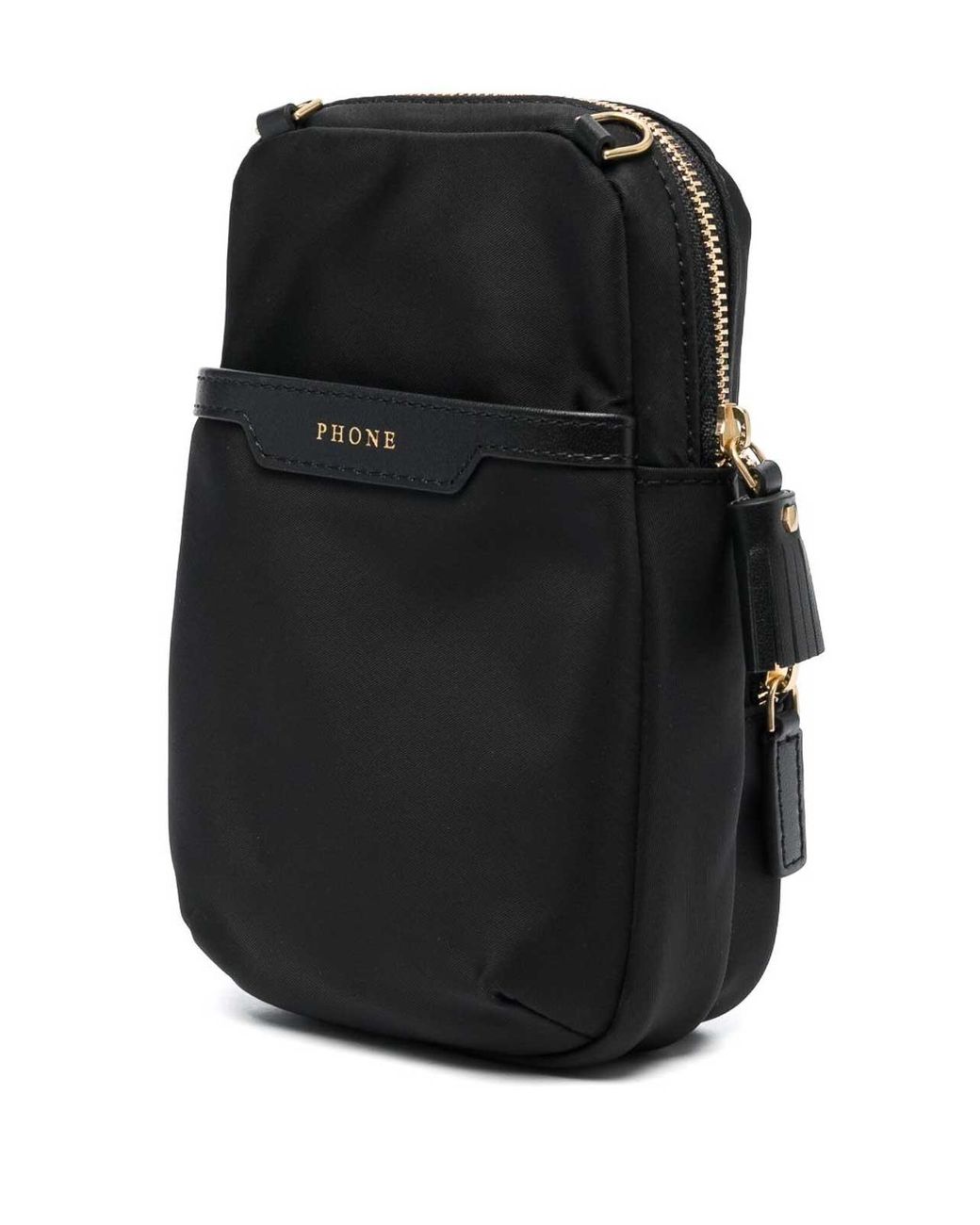 Anya Hindmarch Black Shoulder Bag With Printing