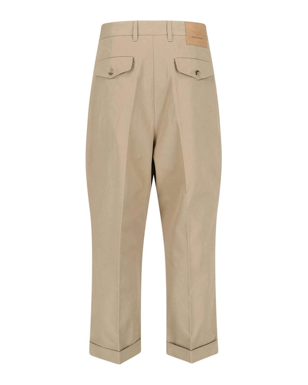 AMI Natural Cotton Trousers for men