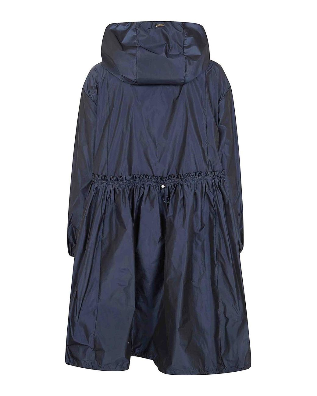 Herno Blue Midi Hooded Jacket