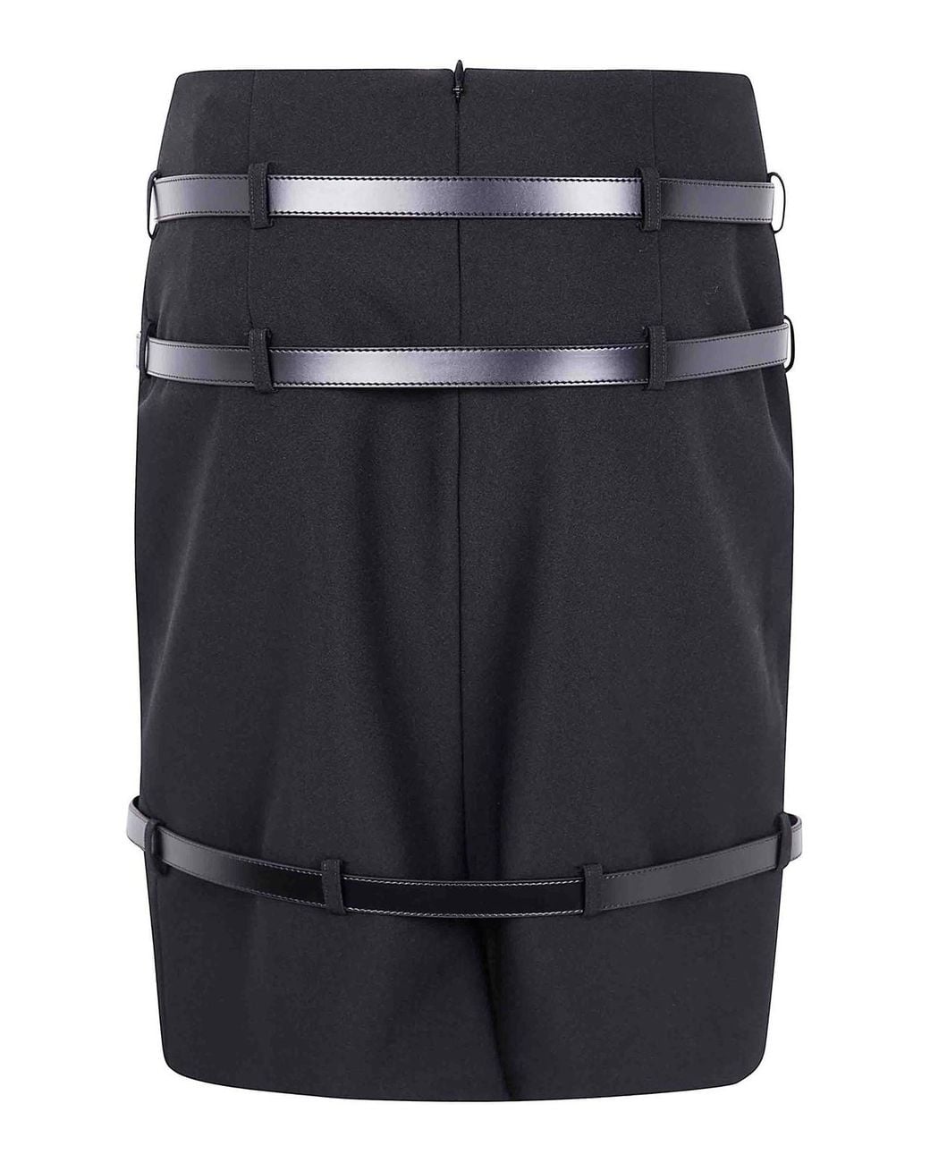 Coperni Black Multi Belt Skirt