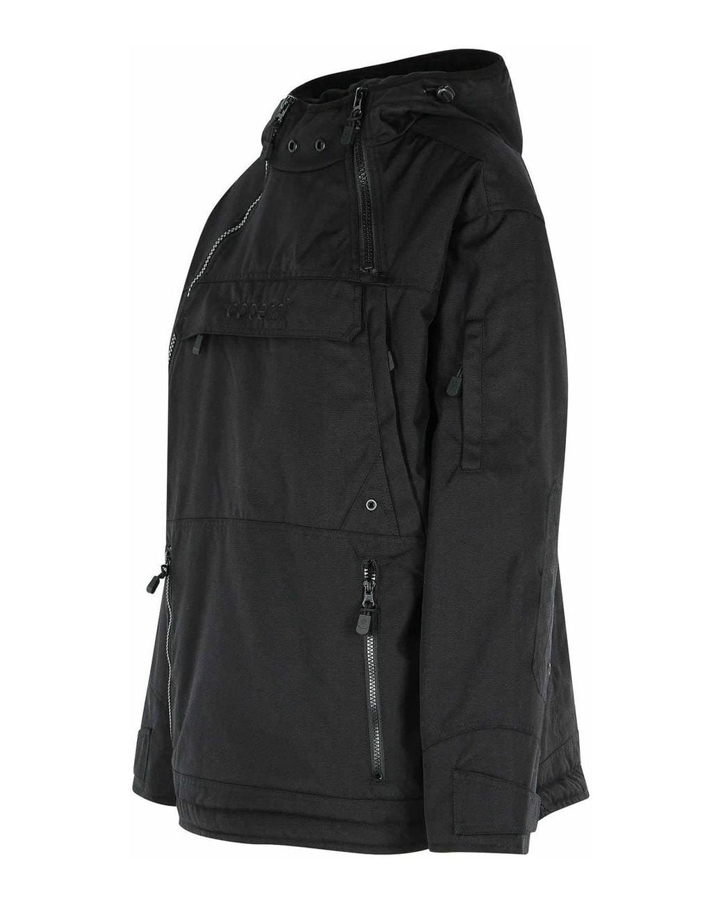 Coperni Black Asymmetric Polyamide Jacket