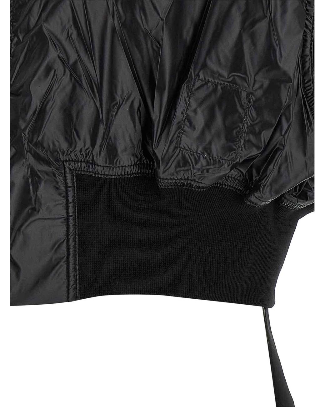 Rick Owens Black Tatlin Bomber Vest