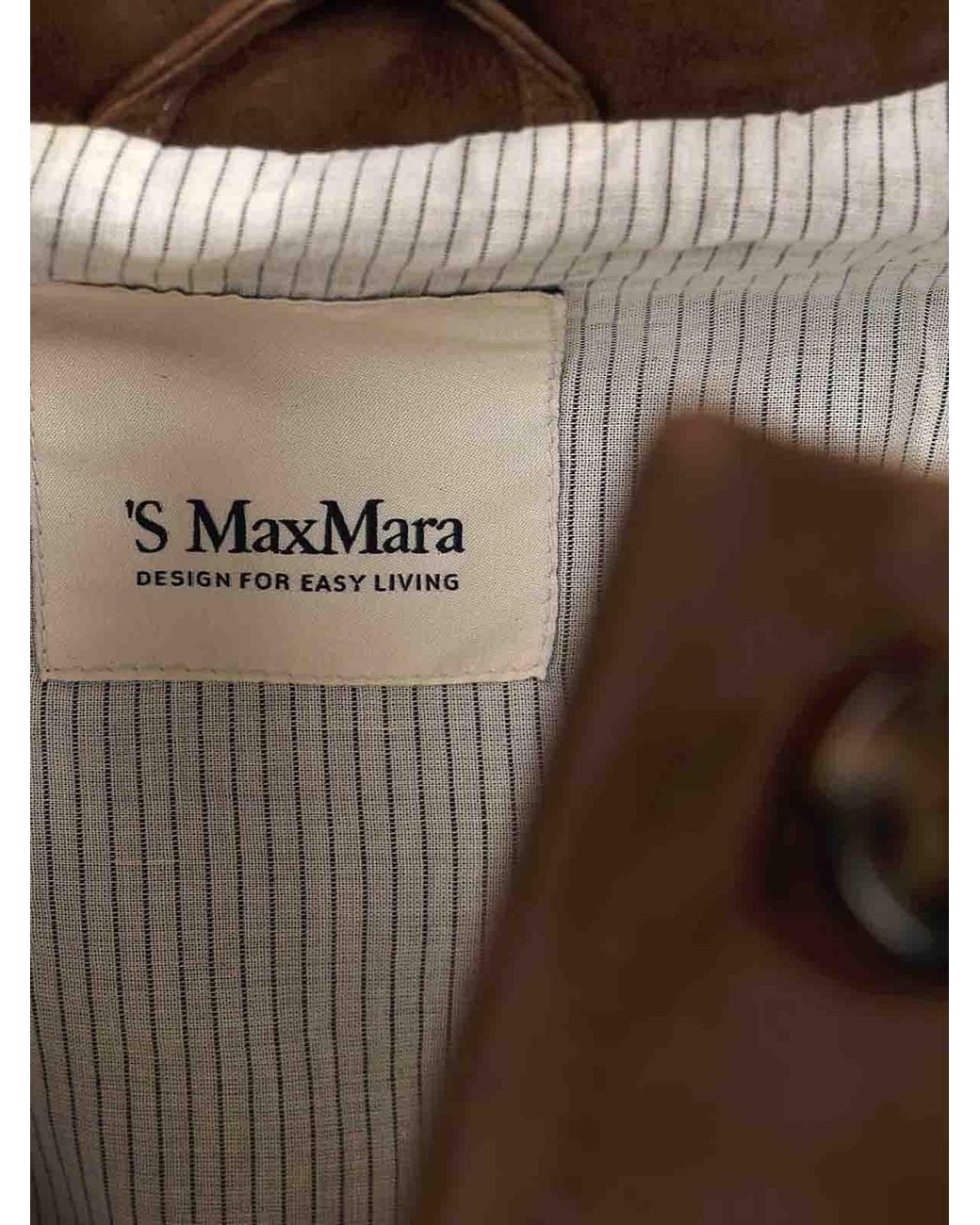 Max Mara Brown Suede Jacket