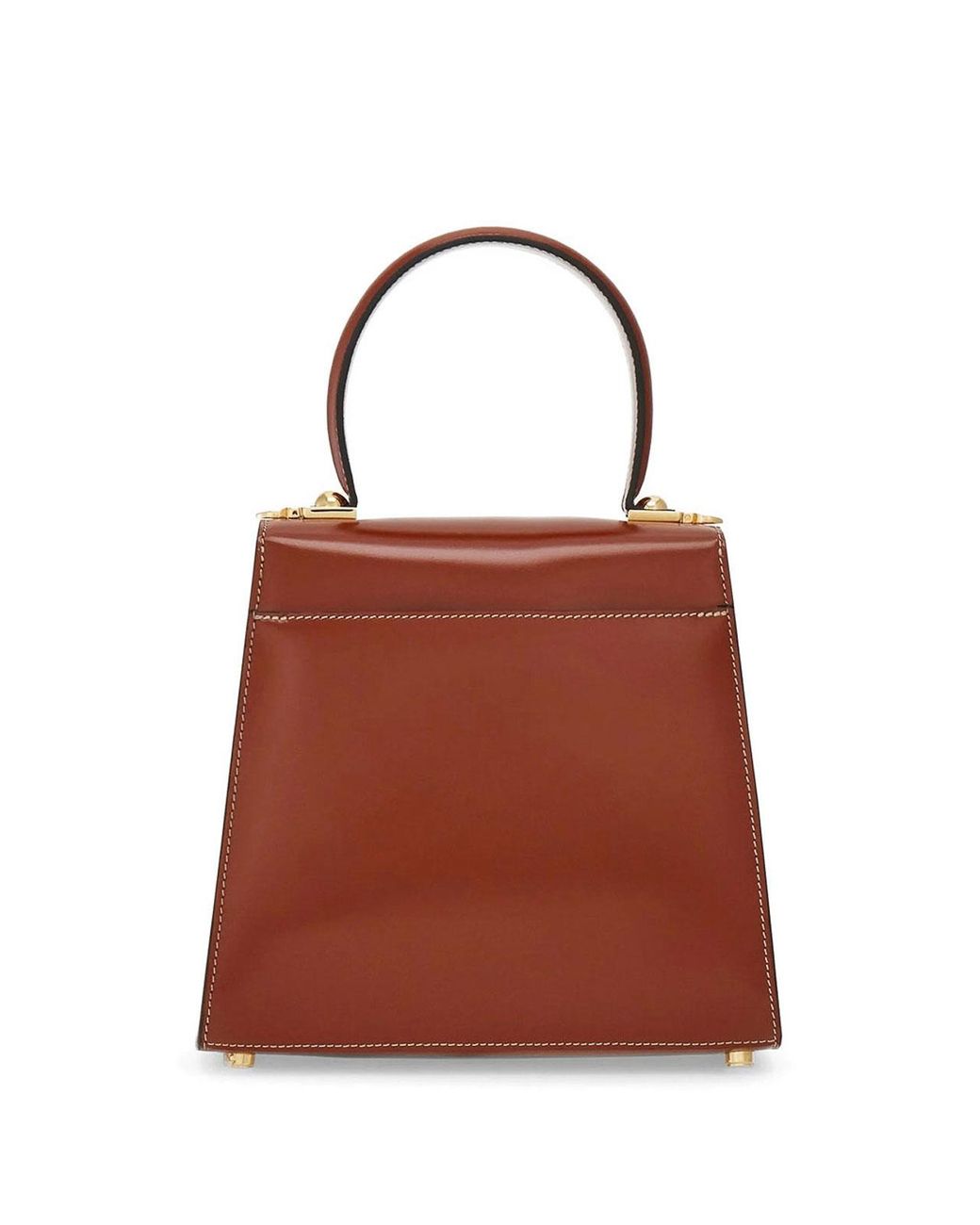 Ferragamo Red Iconic Top Handle Small Bag