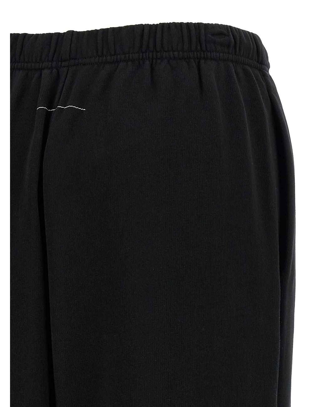 MM6 by Maison Margiela Black Sweatshirt Joggers