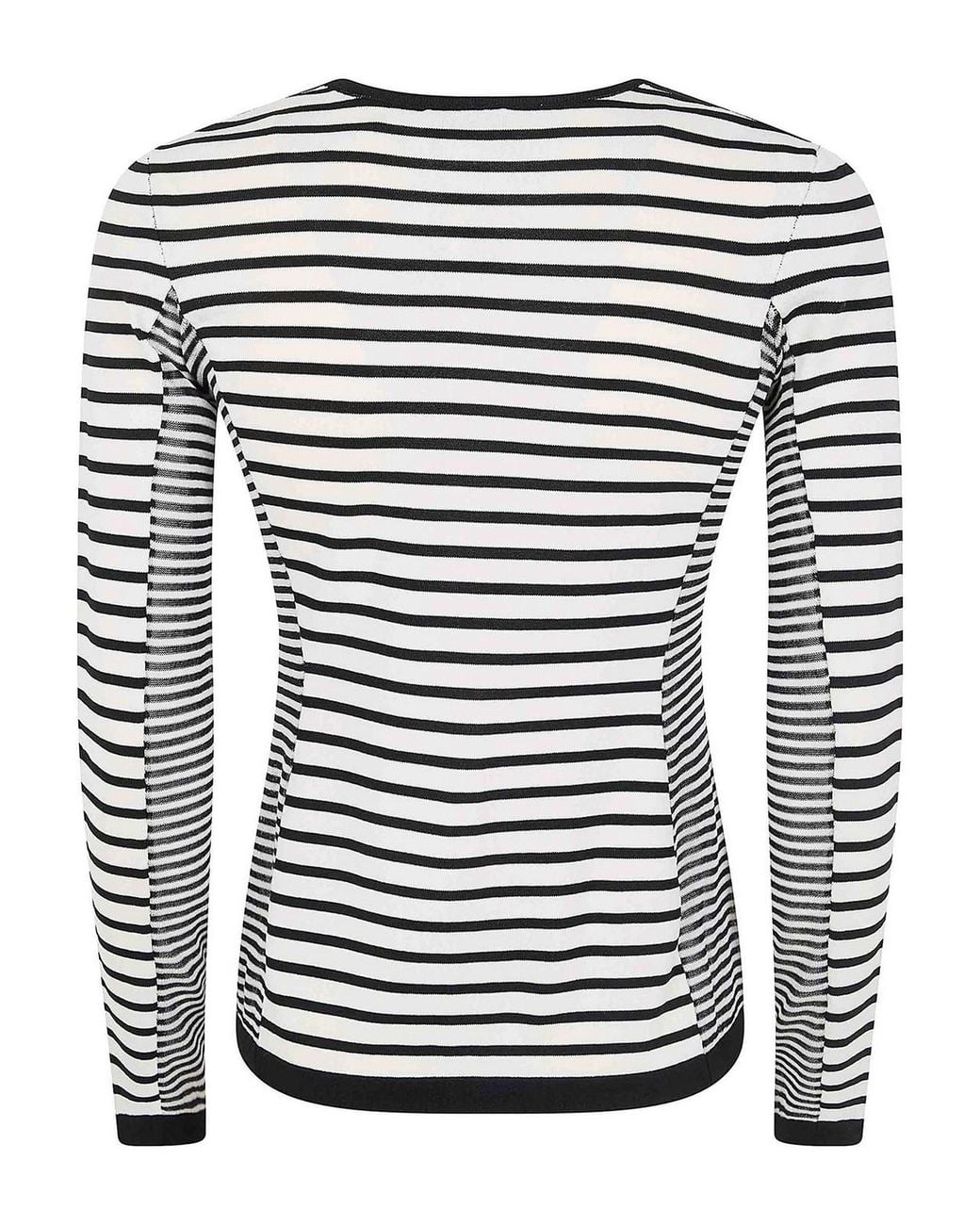 Elisabetta Franchi Black Tricot Squared Neck Sweater