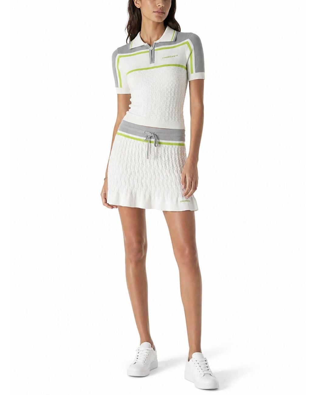 Casablanca White Polo Tennis