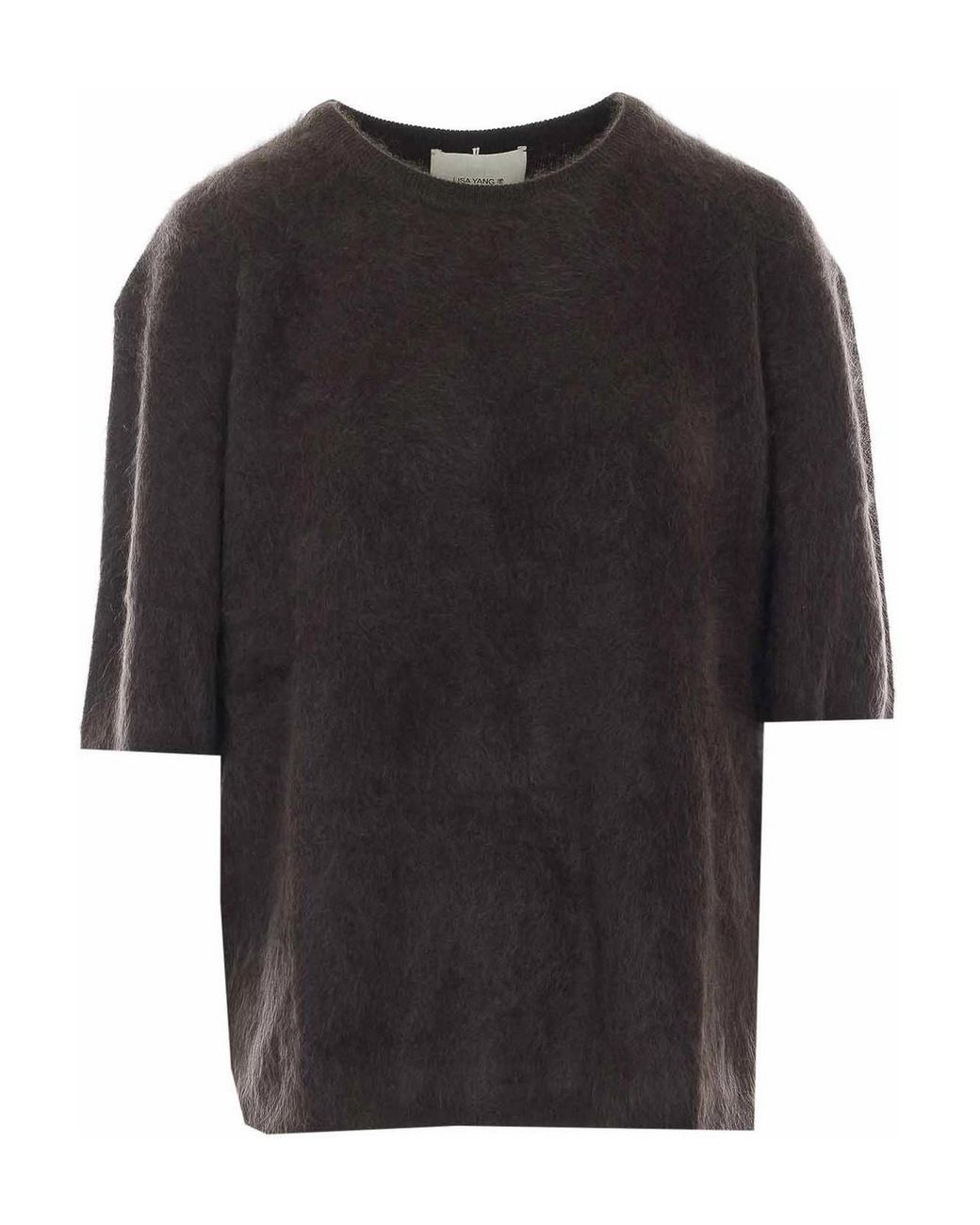 Lisa Yang Black Wood Brush Maren T-Shirt